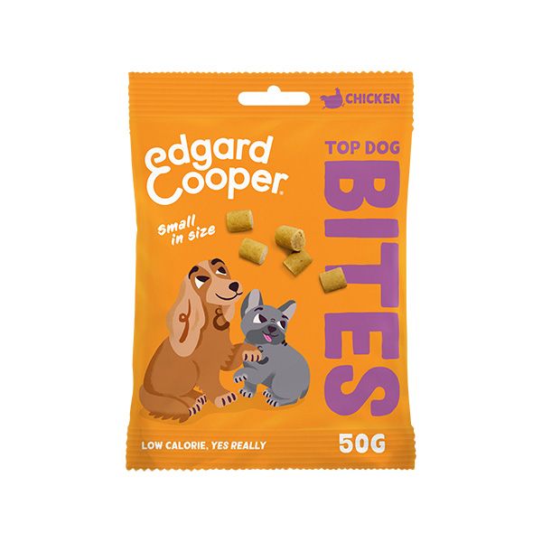 EDGARD & COOPER CANINE BITE/BOCADITO PEQUEÑO POLLO 15X50G EDGARD & COOPER CANINE BITE/BOCADITO PEQUEÑO POLLO 15X50G