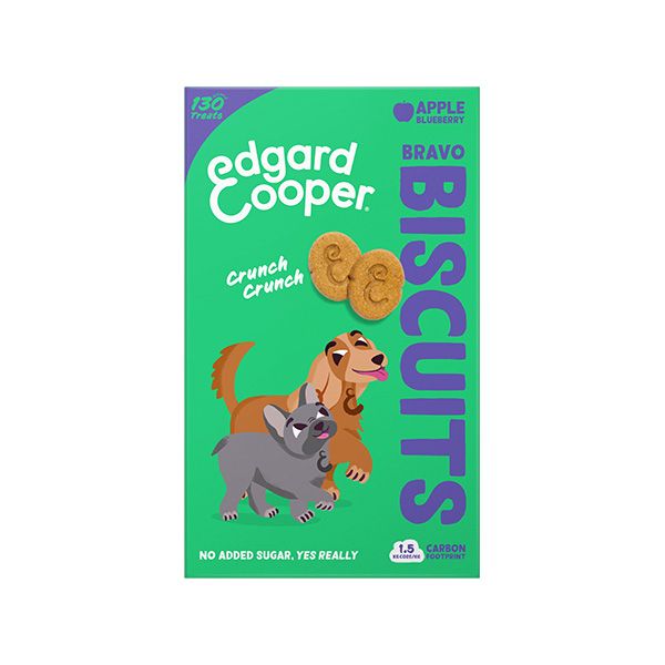 EDGARD & COOPER  CANINE GALLETAS MANZANA 7X400G