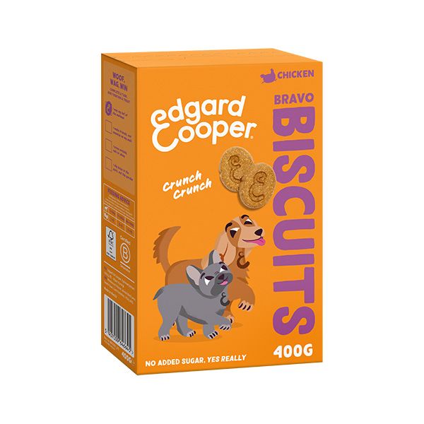 EDGARD & COOPER CANINE GALLETAS POLLO 7X400G
