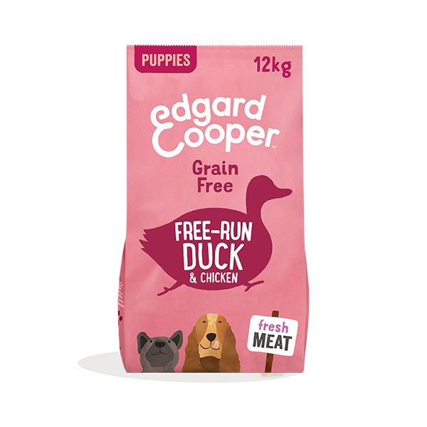 EDGARD & COOPER CANINE PUPPY POLLO Y PATO DE CORRAL 12KG