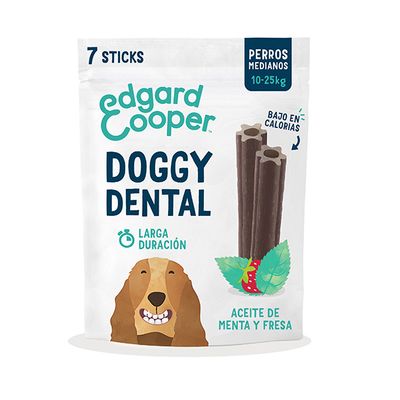 EDGARD & COOPER DOGGY DENTAL FRESA/MENTA MEDIUM 8X160G 10-20KG