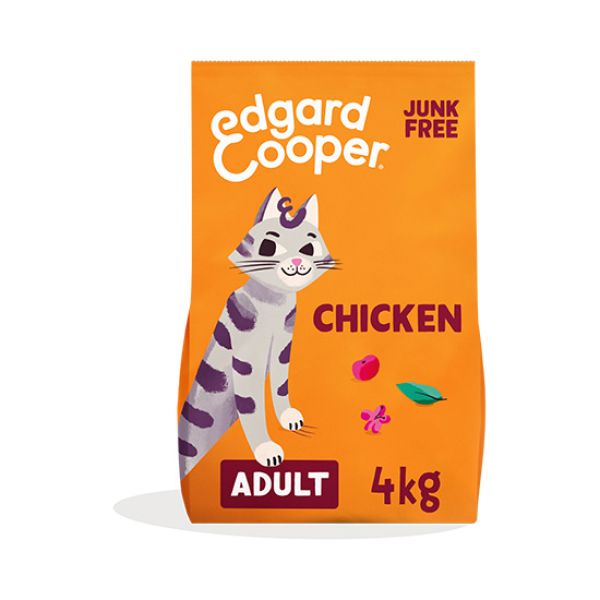 EDGARD & COOPER FELINE ADULT POLLO CORRAL 4KG