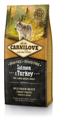 CARNILOVE CANINE ADULT LARGE SALMON PAVO 12KG