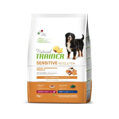 NATURAL TRAI. CANINE S/GLUTEN ADULT SALMON 2KG (NDR)