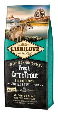 CARNILOVE CANINE ADULT FRESH CARPA TRUCHA HAIR SKIN 12KG