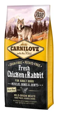 CARNILOVE CANINE ADULT FRESH POLLO CONEJO JOINTS 12KG