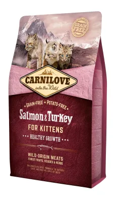 CARNILOVE FELINE KITTEN SALMON PAVO 2KG