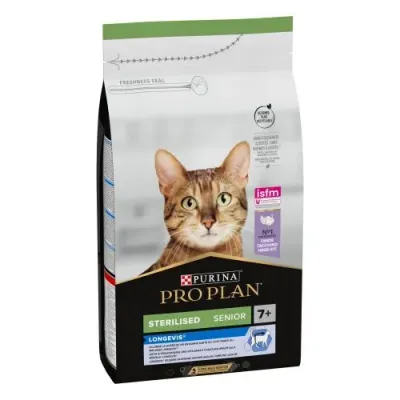 PRO PLAN FELINE ADULT STERILISED +7 PAVO 1,5KG