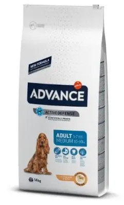 ADVANCE CANINE ADULT MEDIUM POLLO ARROZ 3KG (NDR)