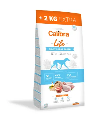 CALIBRA DOG LIFE ADULT LARGE BREED POLLO 12KG+2KG