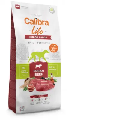 CALIBRA DOG LIFE JUNIOR LARGE FRESH BEEF 2,5KG