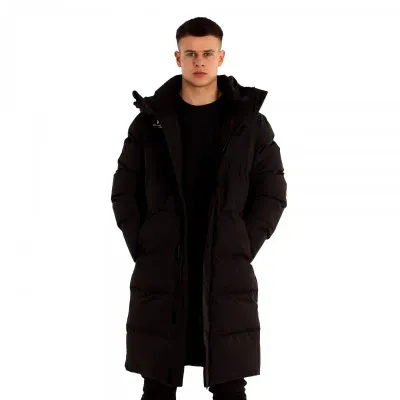 LONG JACKET WILLIAM MARTIN MANCHESTER - COLOR NEGRO