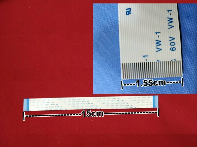 nappe 30 pins 15cm*1.55cm Connecteurs  en même face