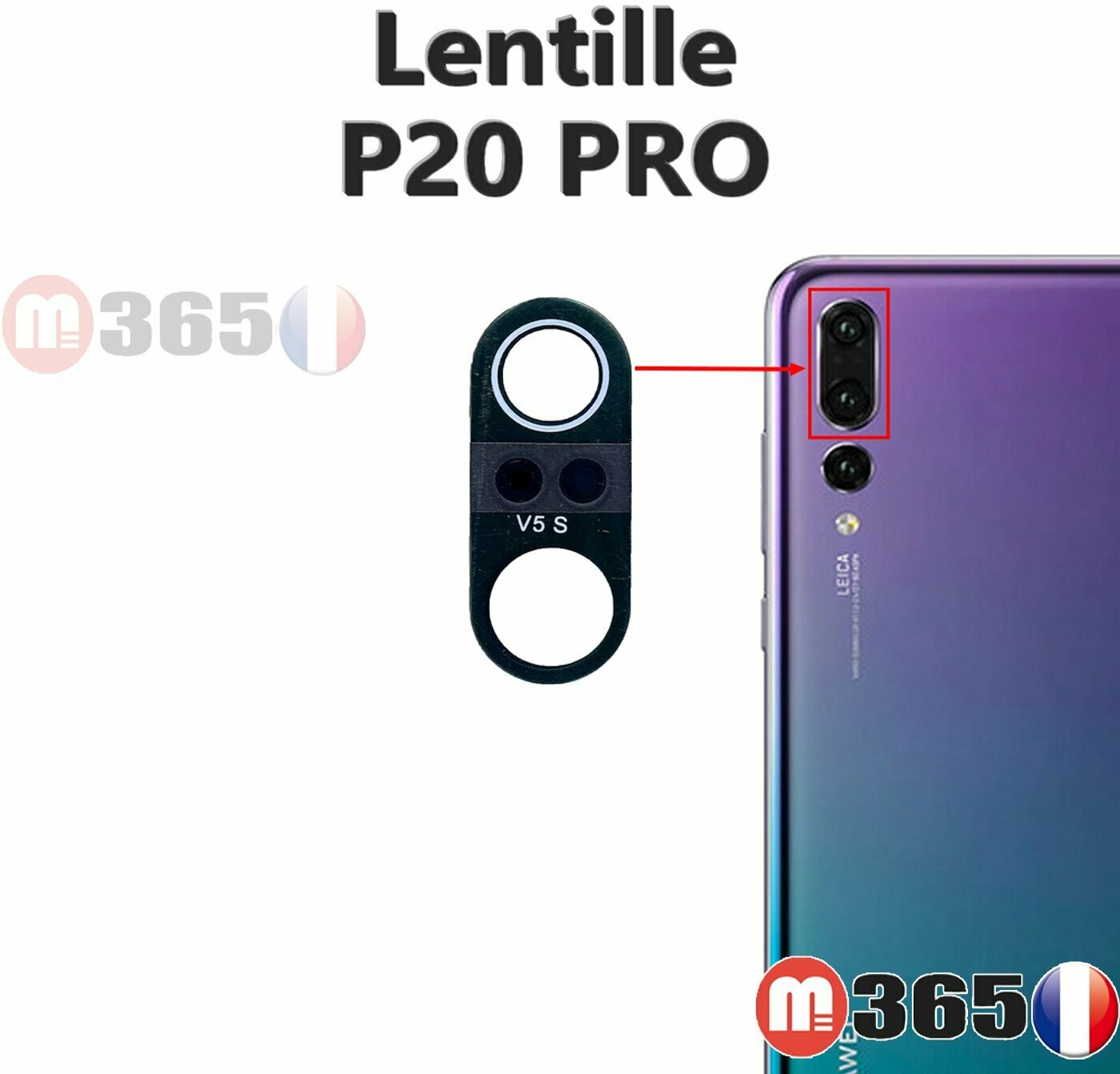 huawei p20 pro lentille camera