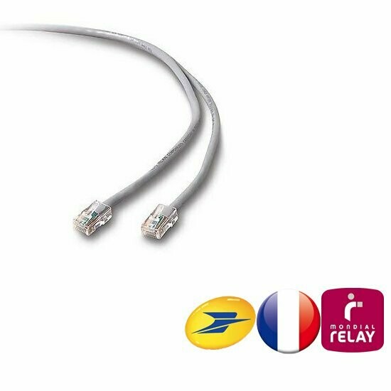 CABLE CORDON RJ45 RESEAU Etherne INTERNET LAN