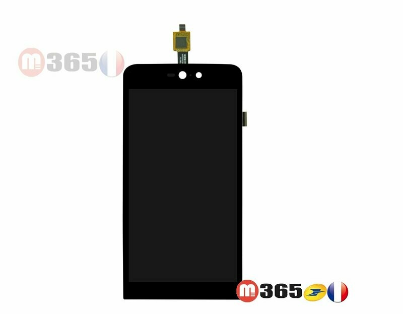 Wiko jam 4G  VITRE TACTILE + LCD  ECRAN noir complet  (non pour jam 3g)