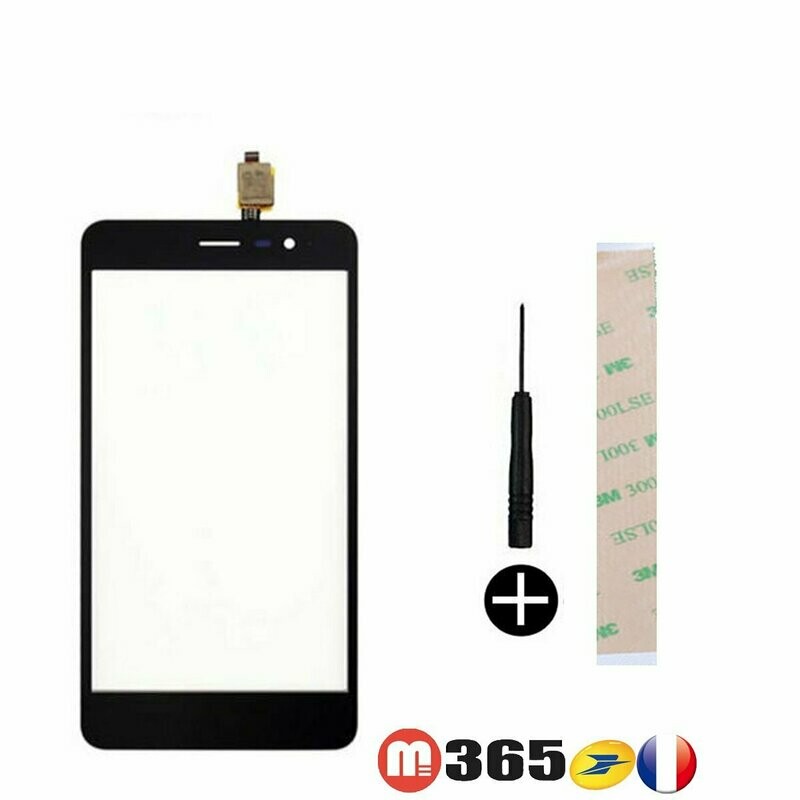 wiko TOMMY 2 VITRE TACTILE WIKO TOMMY2   vitre NOIR vitre  (sans écran lcd)