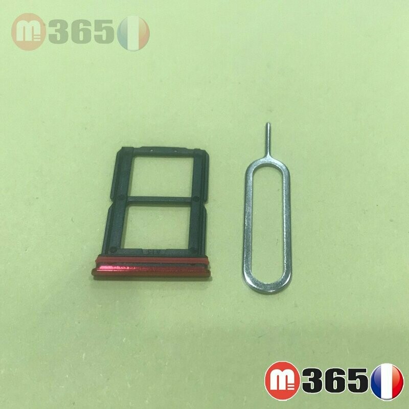 TIROIR CARTE SIM oneplus 7 rouge