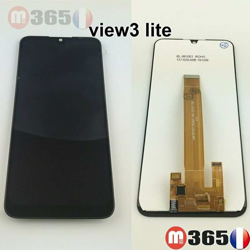 wiko view3 lite VITRE TACTILE + LCD   Ecran complet