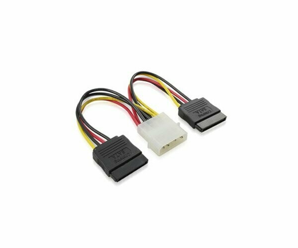 Câble Adaptateur Alimentation MOLEX IDE vers 2 SATA