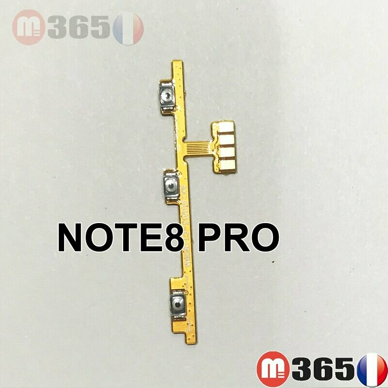Redmi note8 pro  nappe bouton on/off volume démarrage interrupteur
