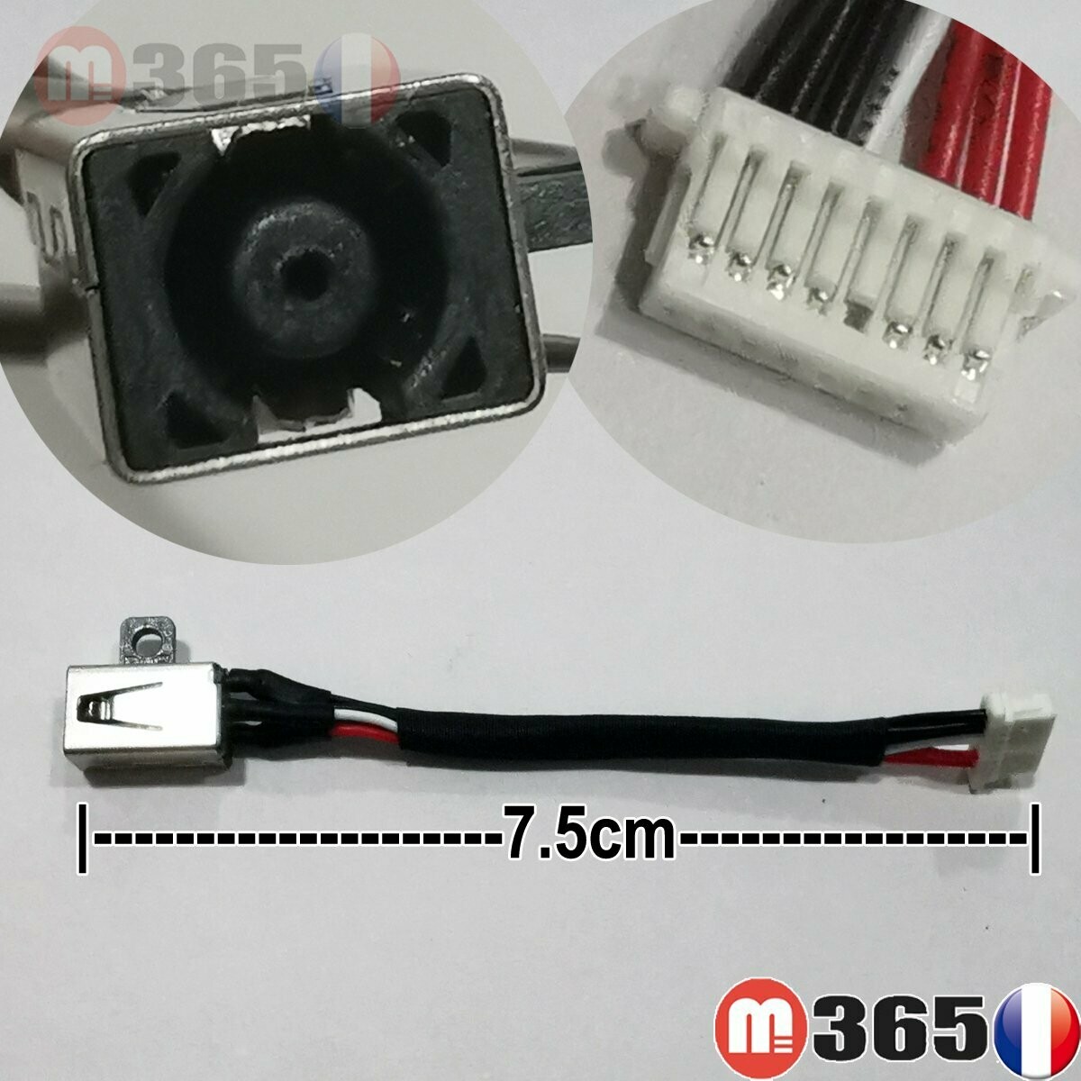 Dell Inspiron 13 5368 5378 DC power jack connecteur