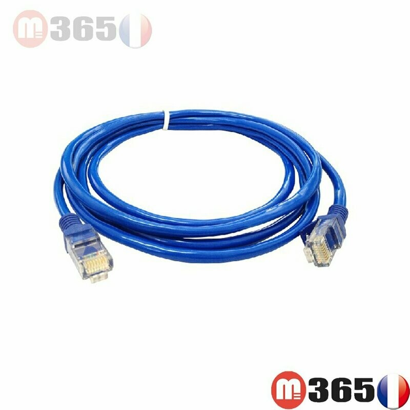 CABLE CORDON RJ45 RESEAU Etherne INTERNET LAN