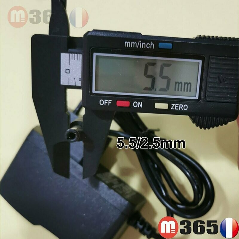 5.5mm * 2.5mm UE Plug Chargeur AC 100-240V À DC 5V 1A Adaptateur D'alimentation