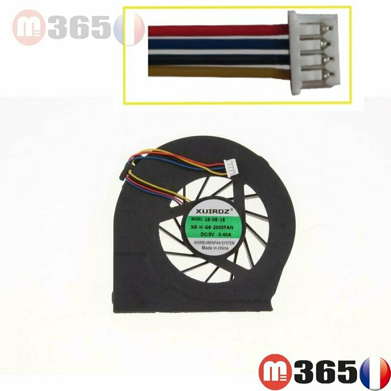 VENTILATEUR HP G4-2000 G6-2000 G7-2000 TPN-Q110/Q109 Q107 Q106