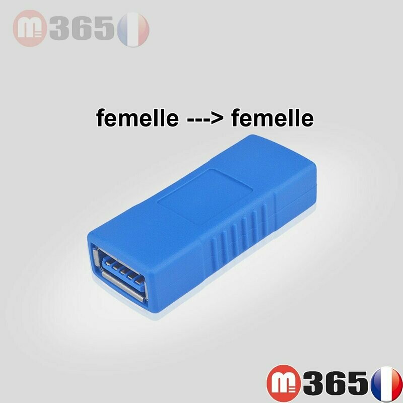 usb 3.0 Adaptateur usb femelle vers usb femelle