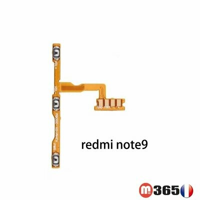 redmi note9 nappe ON/OFF + volume son Nappe BOUTON POWER ALLUMAGE