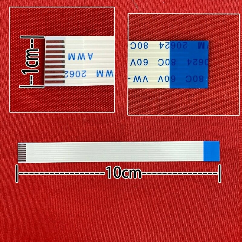 nappe 9 pins 10cm*1cm Connecteurs  en opposée face