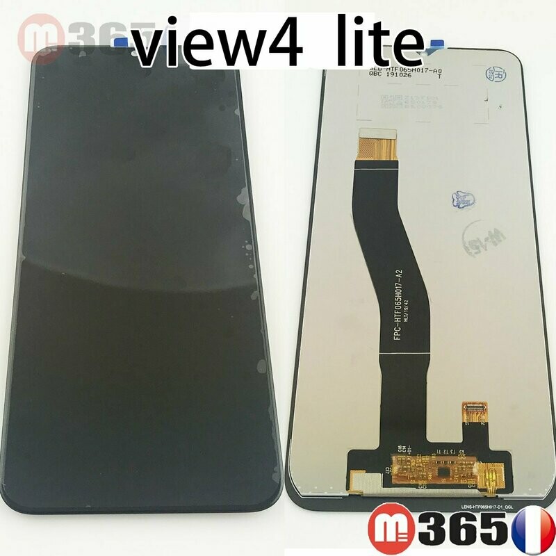 wiko view4 lite VITRE TACTILE + LCD   Ecran complet