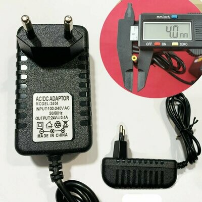 4.0mm * 1.7mm UE Plug Chargeur AC 100-240V À DC 24V 0.4A Adaptateur D'alimentation