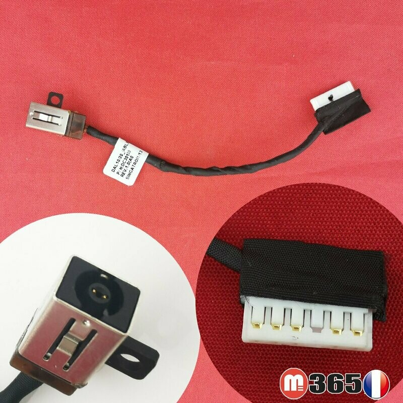 Prise d'alimentation dell  3480 3482 3583 3585 P75F 
 E3490 E3590 DC power jack connecteur