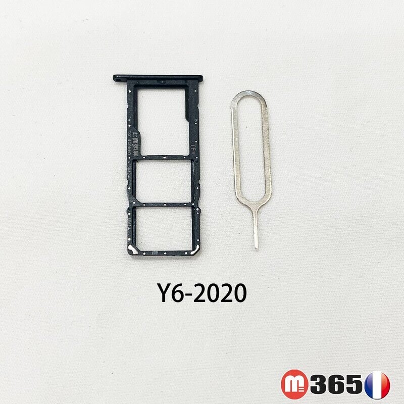 huawei y6-2020 TIROIR SIM Plateau  ( caddy SIM TRAY) support sim huawei y6 2020