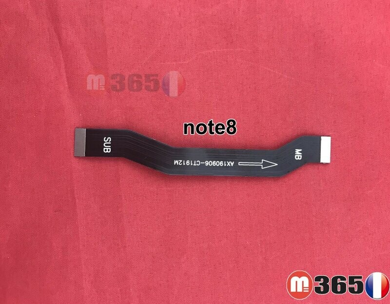redmi note8  cable Nappe carte mere et module carte chargeur
