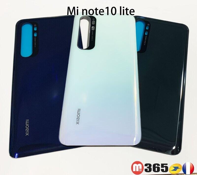 xiaomi mi note10 lite CACHE BATTERIE  Couvercle arrière façade mi note10 lite