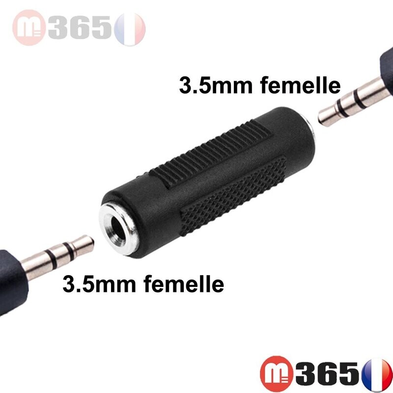 connecteur ADAPTATEUR JACK FEMELLE 3.5MM