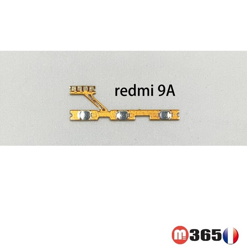 redmi 9A 9C  nappe bouton on/off volume demarrage interrupteur nappe