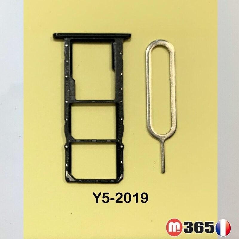 TIROIR CARTE SIM huawei y5-2019 ( caddy SIM TRAY) support sim huawei y5 2019