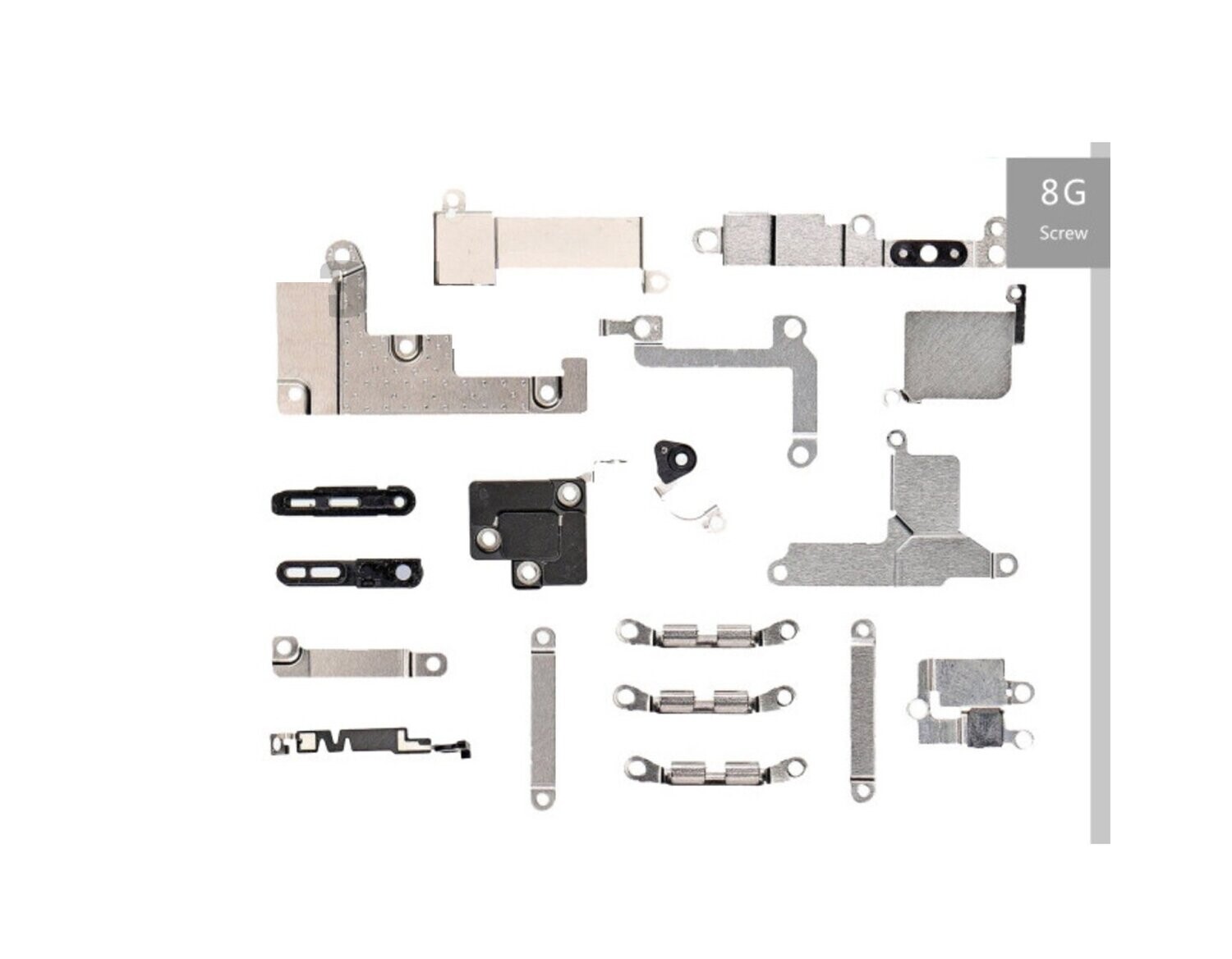 iphone 8 Set Ensemble Petites Pièces Intérieures Supports fixation fer iPhone8