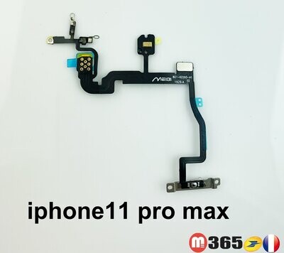 iphone 11 pro max NAPPE ON/OFF + flash + micro NAPPE BOUTON POWER DEMARRAGE IPHONE11 pro max