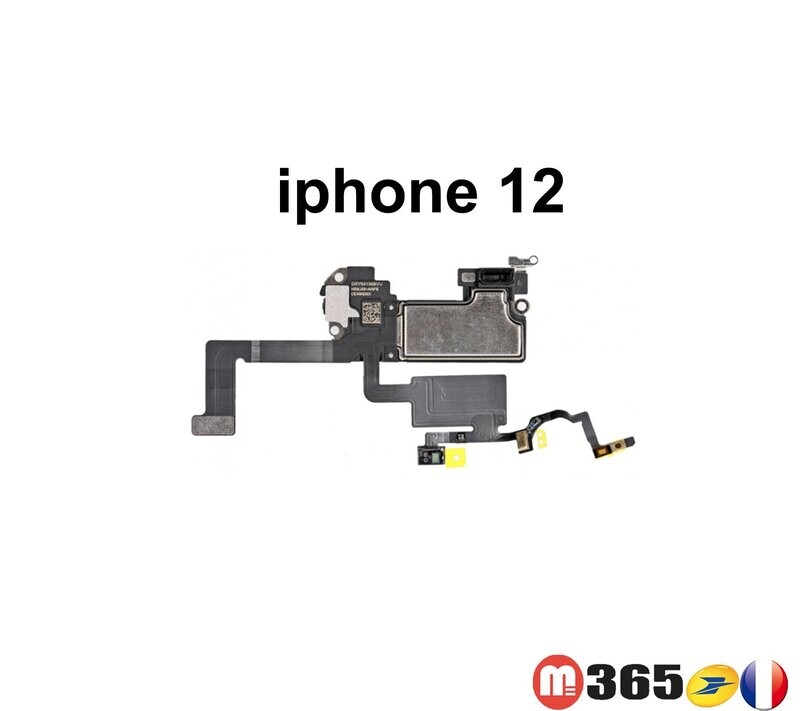 IPHONE 12 ÉCOUTEUR INTERNE + MICRO + CAPTEUR LUMIÈRE PROXIMITÉ pour iphone12 / 12 pro