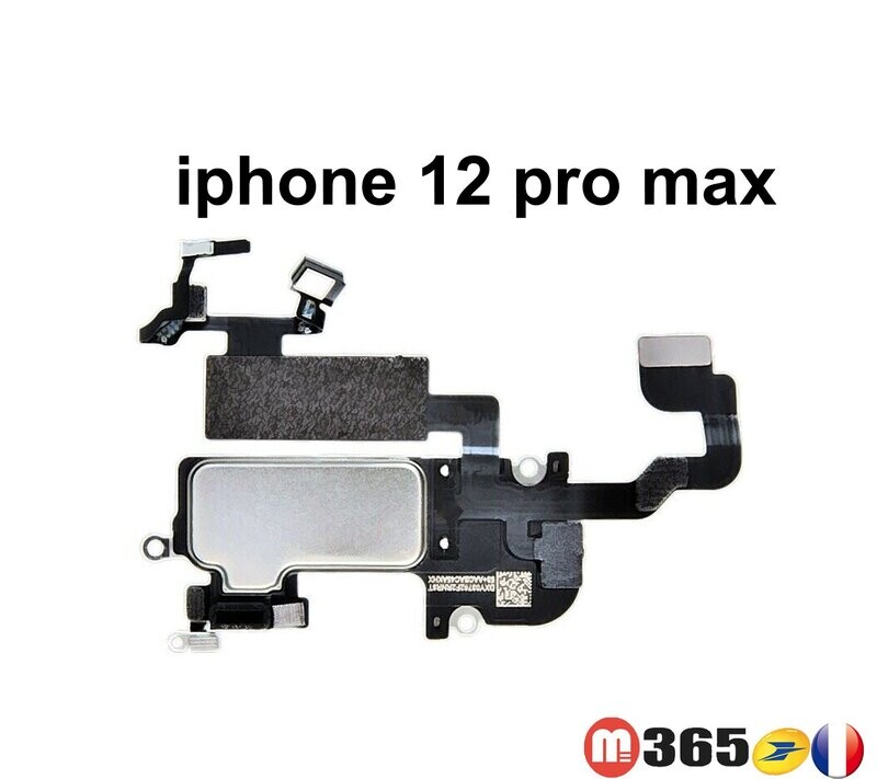 IPHONE 12 pro max ÉCOUTEUR INTERNE + MICRO + CAPTEUR LUMIÈRE PROXIMITÉ pour iphone12 pro max