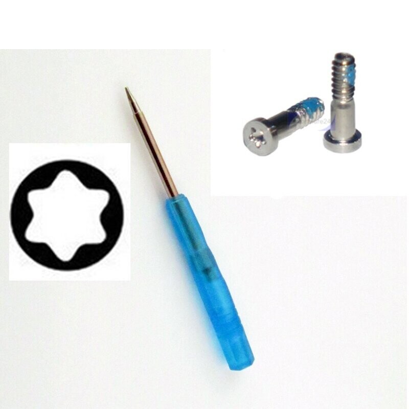 2 VIS screw PENTALOBE iPhone6/6plus/6s/6splus/7/7plus/8/8plus  vis du bas iphone