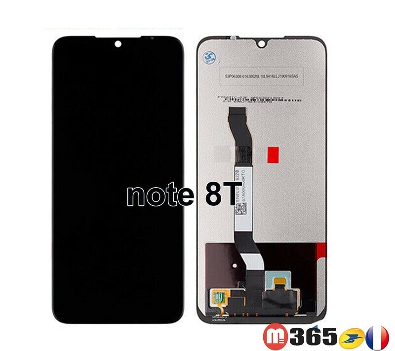 Redmi note8T pro Ecran complet VITRE TACTILE + LCD