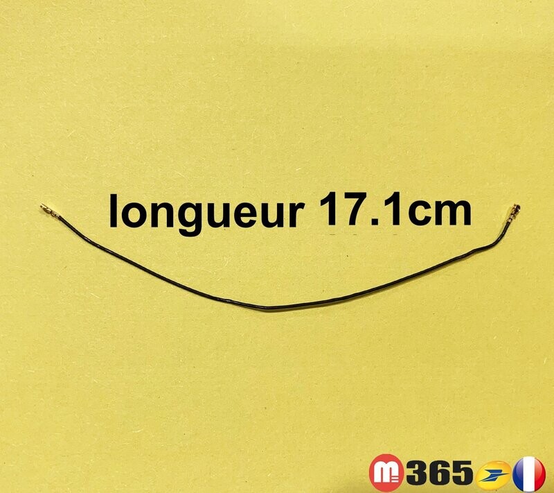 17.1cm   cable coaxial antenne reseau Connecteurs double extrémité
