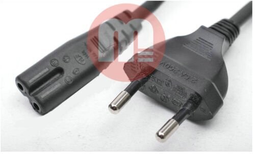 Cordon Cable Alimentation chargeur PC Portable Prise EUROPE 1,2M cable duo