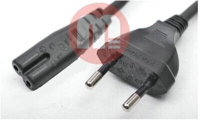 Cordon Cable Alimentation chargeur PC Portable Prise EUROPE 1,2M cable duo